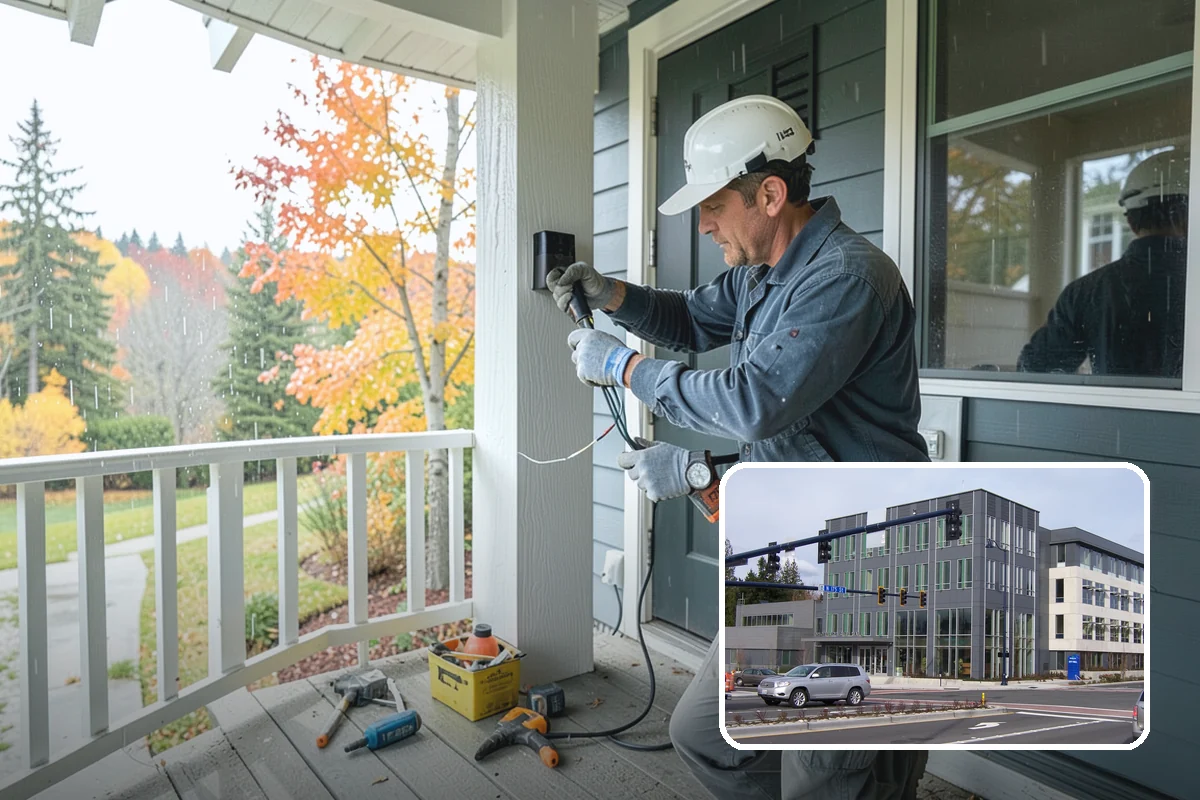 Mosaic Tile Installation in Shoreline, King County, WA - Intricate patterns installed with sheet-to-sheet continuity