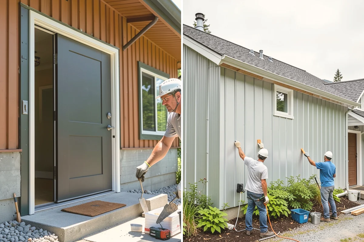 Mosaic Tile Installation in Snohomish, Snohomish County, WA - Map sheet placement to disguise seams