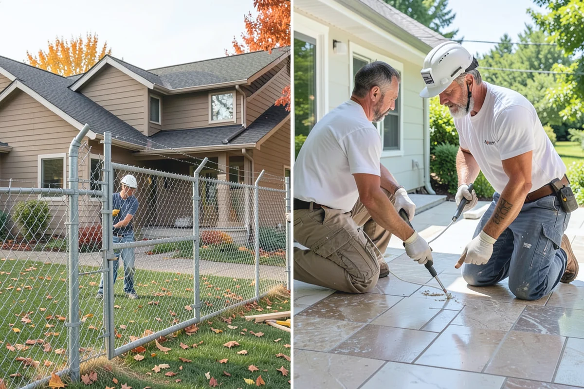 Mosaic Tile Installation in South Prairie, Pierce County, WA - Map sheet placement to disguise seams