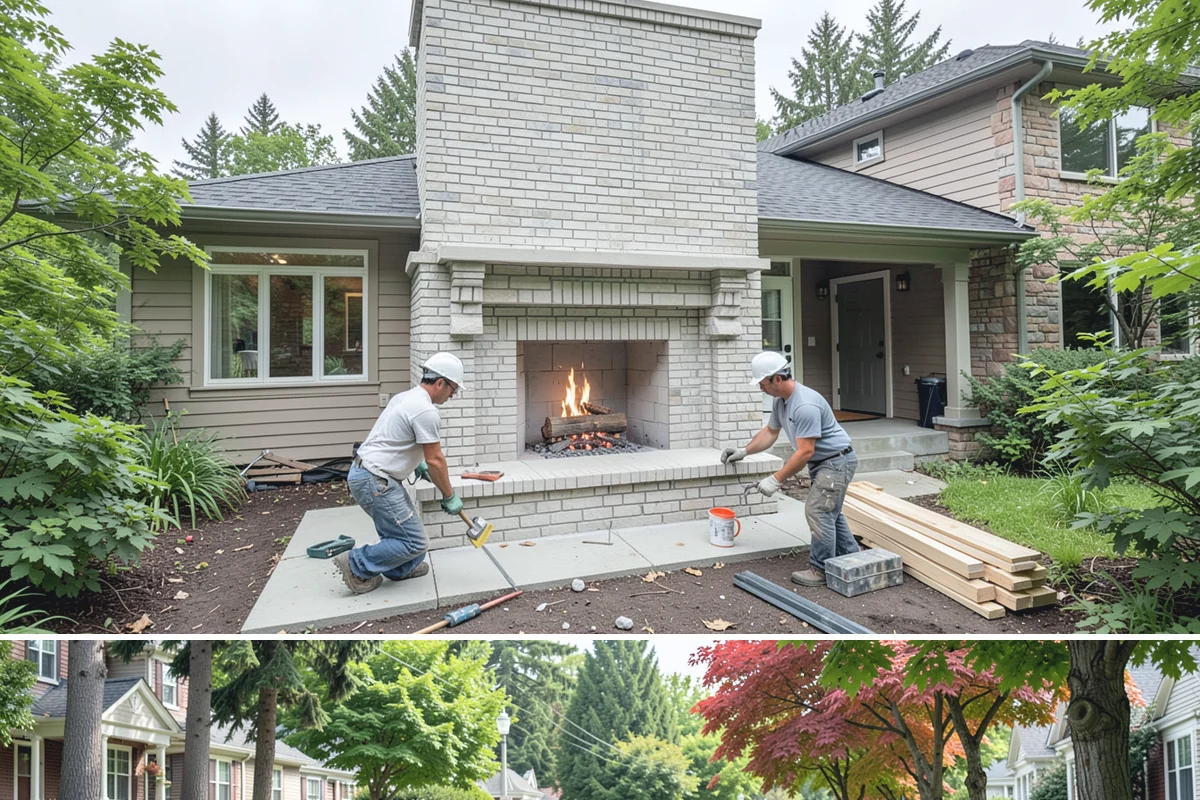 Mother-in-Law Suite Construction in Beaux Arts Village, King County, WA - Interior-focused suite additions proceed comfortably during the wet season, while any exterior work is timed for drier weather.