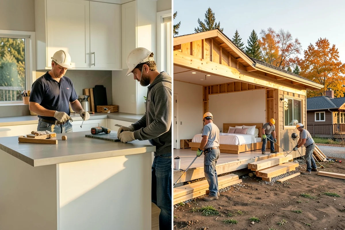 Mother-in-Law Suite Construction in Concrete, Skagit County, WA - We discuss the family's living and accessibility needs
