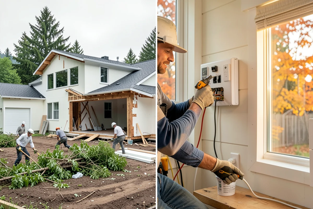 Mother-in-Law Suite Construction in Enumclaw, King County, WA - We discuss the family's living and accessibility needs