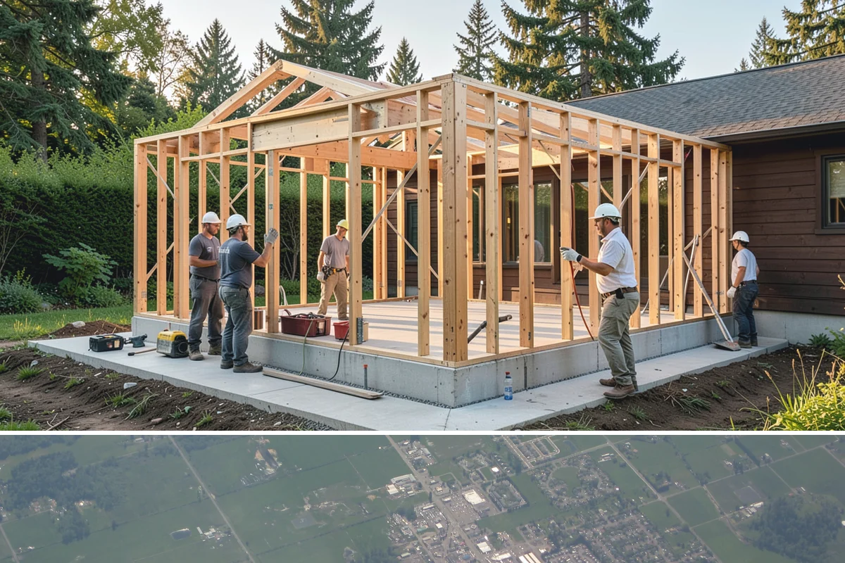 Mother-in-Law Suite Construction in Enumclaw, King County, WA - Interior-focused suite additions proceed comfortably during the wet season, while any exterior work is timed for drier weather.