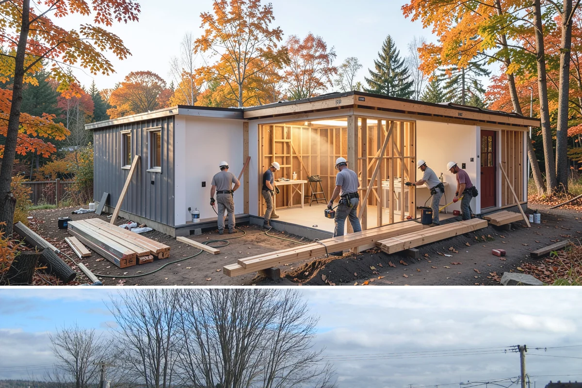 Mother-in-Law Suite Construction in Langley, Island County, WA - Interior-focused suite additions proceed comfortably during the wet season, while any exterior work is timed for drier weather.