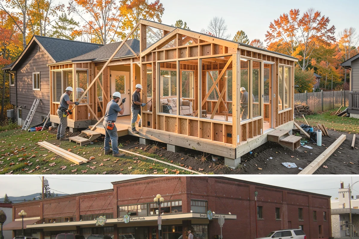 Mother-in-Law Suite Construction in Sedro-Woolley, Skagit County, WA - Interior-focused suite additions proceed comfortably during the wet season, while any exterior work is timed for drier weather.