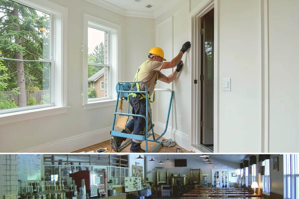 Motorized Shade Installation in Black Diamond, King County, WA - Motorized shades can be installed year-round and help tame both dark winters and bright summer afternoons in the PNW.