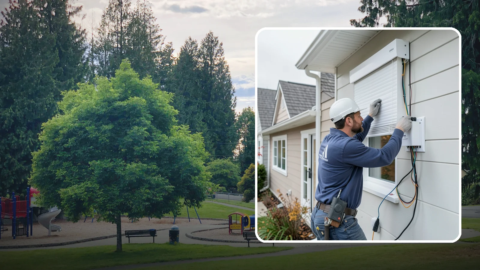 Motorized Shade Installation in Bonney Lake, Pierce County, WA - We install motorized shades that manage light, privacy, and energy with a tap or an automated schedule.