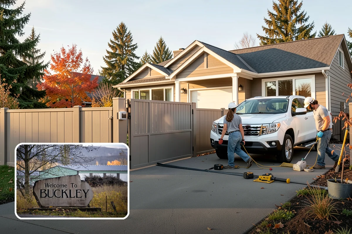 Motorized Shade Installation in Buckley, Pierce County, WA - Effortless light and privacy control at a tap