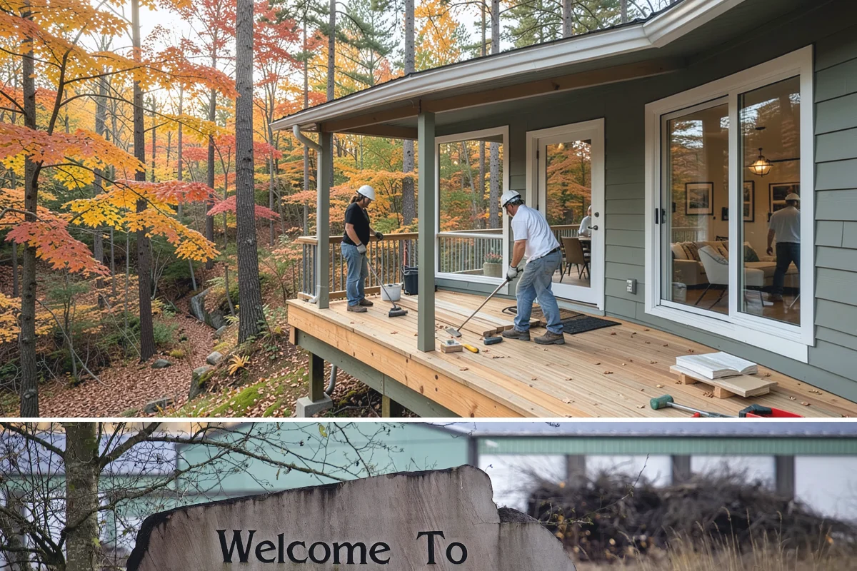Motorized Shade Installation in Buckley, Pierce County, WA - Motorized shades can be installed year-round and help tame both dark winters and bright summer afternoons in the PNW.