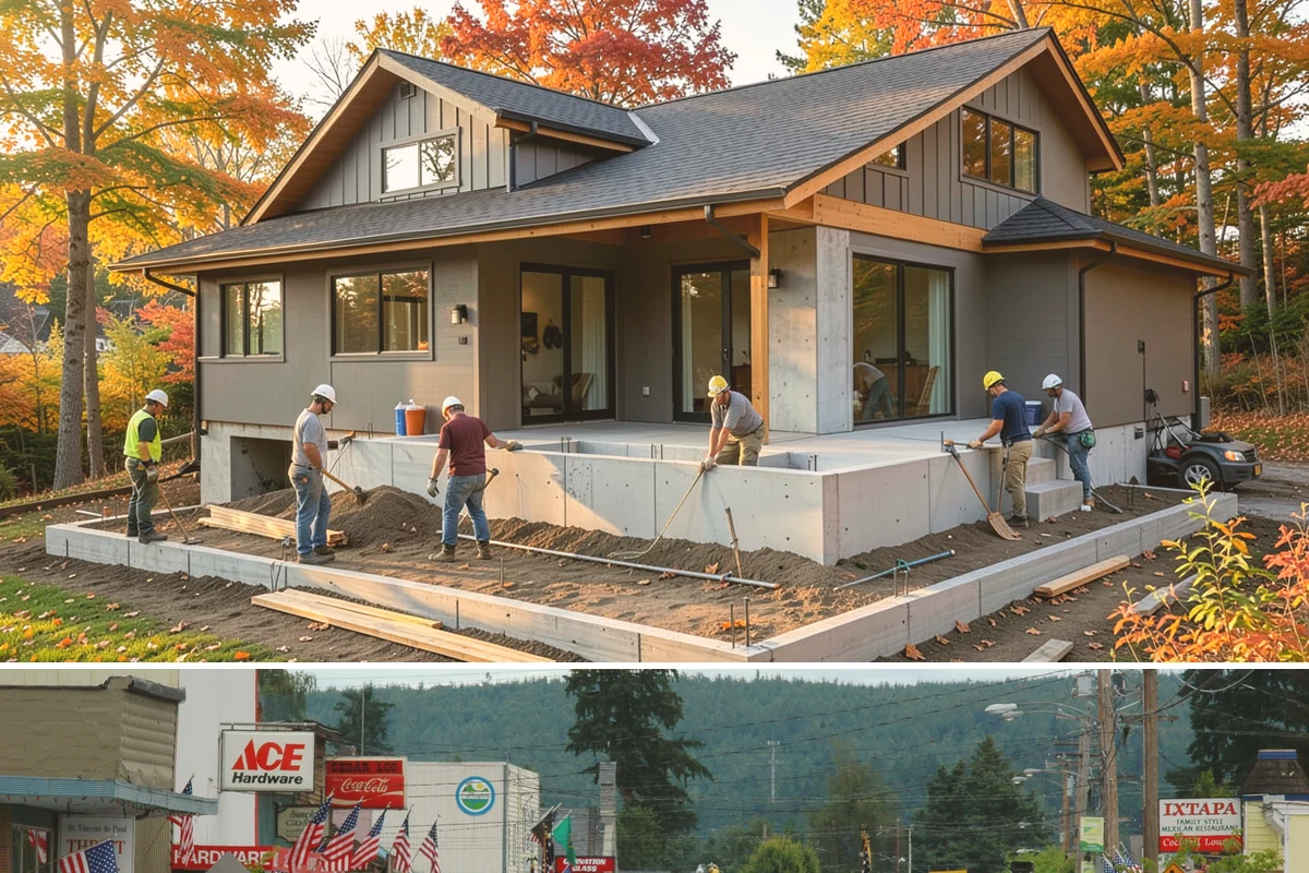 Motorized Shade Installation in Carnation, King County, WA - Motorized shades can be installed year-round and help tame both dark winters and bright summer afternoons in the PNW.