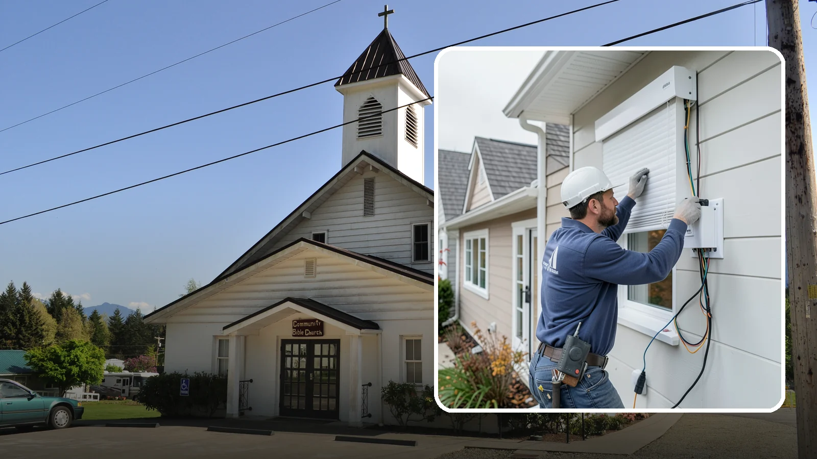 Motorized Shade Installation in Concrete, Skagit County, WA - We install motorized shades that manage light, privacy, and energy with a tap or an automated schedule.