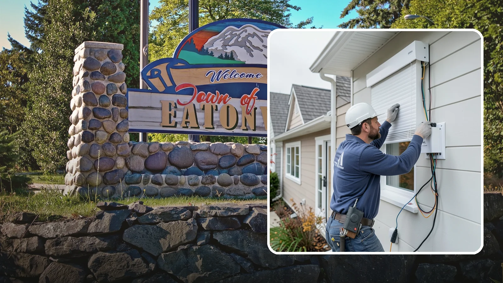 Motorized Shade Installation in Eatonville, Pierce County, WA - We install motorized shades that manage light, privacy, and energy with a tap or an automated schedule.