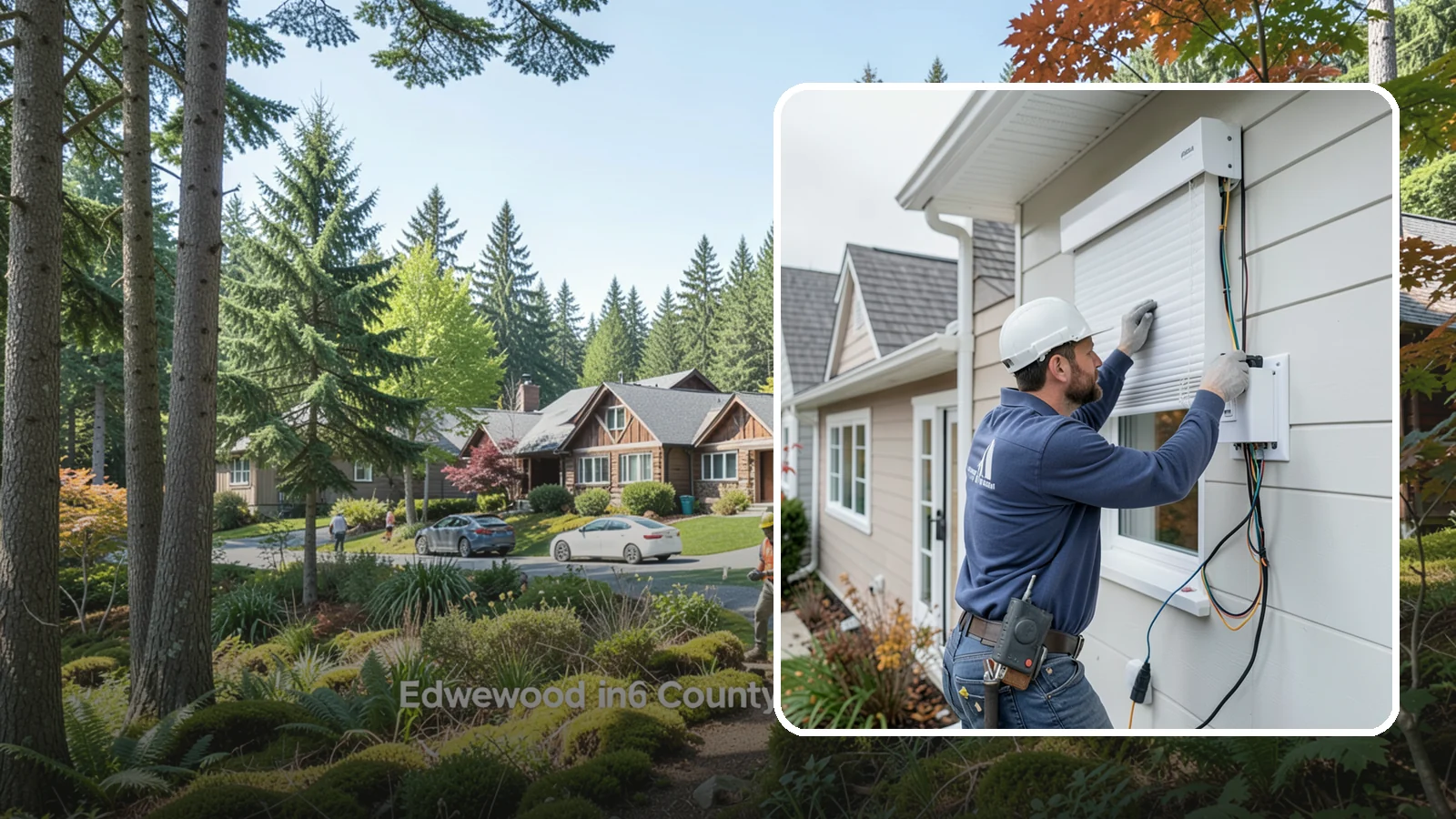 Motorized Shade Installation in Edgewood, Pierce County, WA - We install motorized shades that manage light, privacy, and energy with a tap or an automated schedule.
