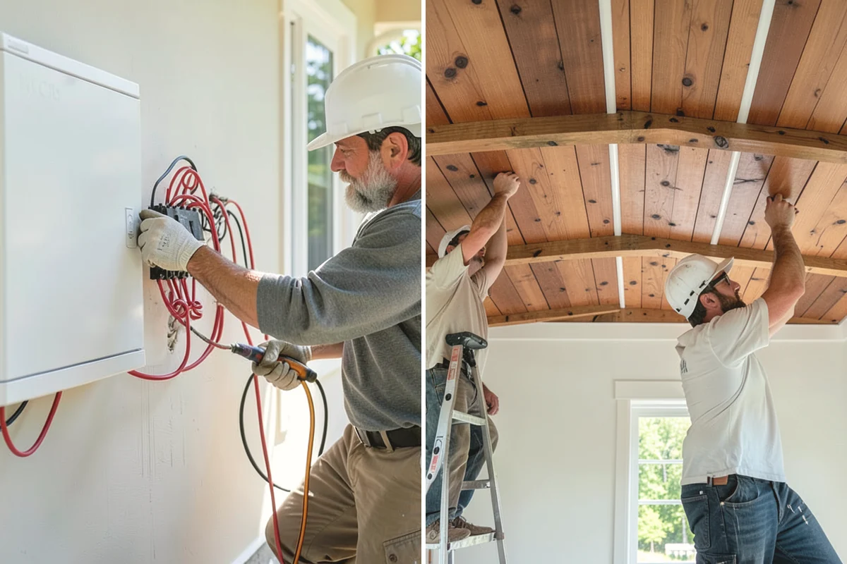 Motorized Shade Installation in Edgewood, Pierce County, WA - Measure windows and confirm shade styles and power options
