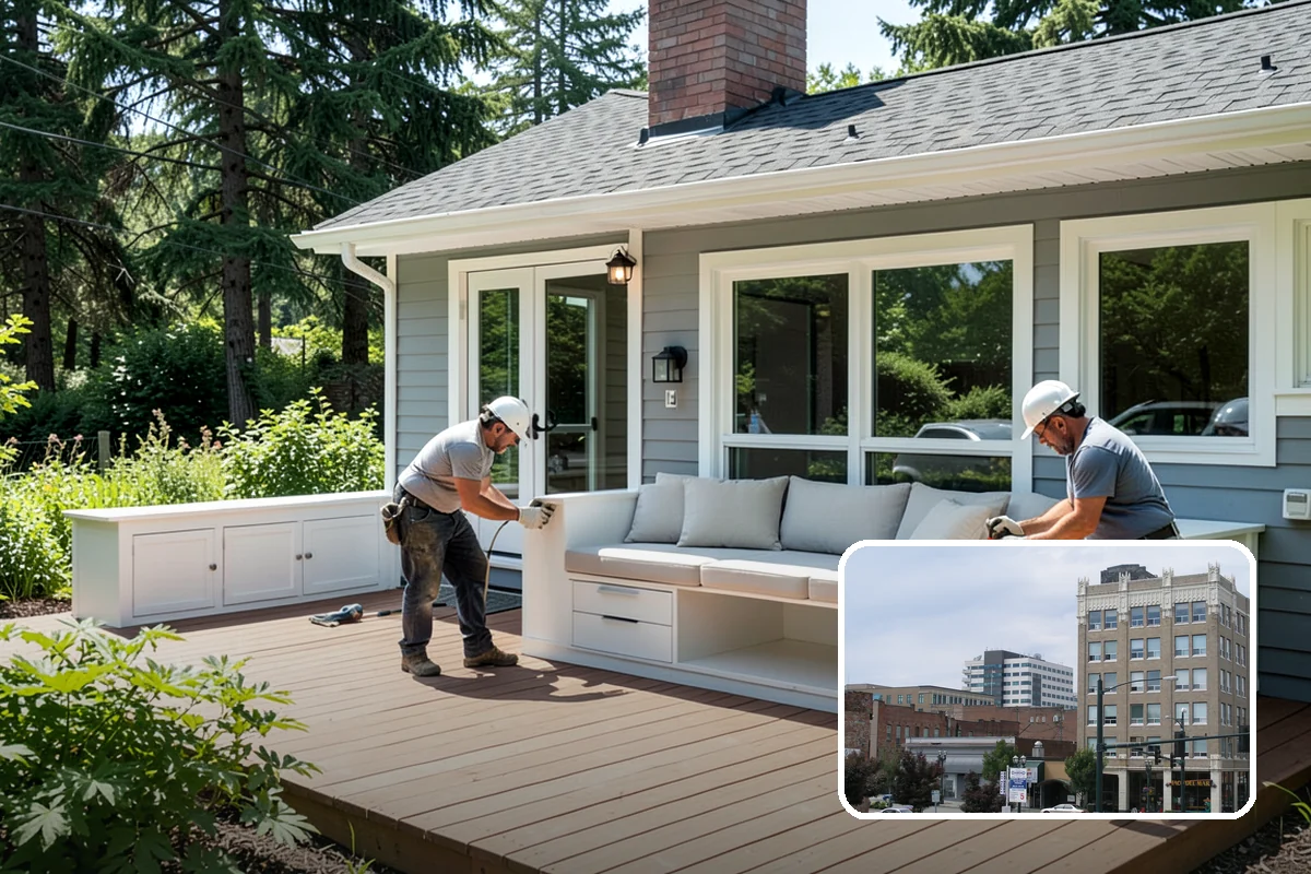 Motorized Shade Installation in Everett, Snohomish County, WA - Effortless light and privacy control at a tap
