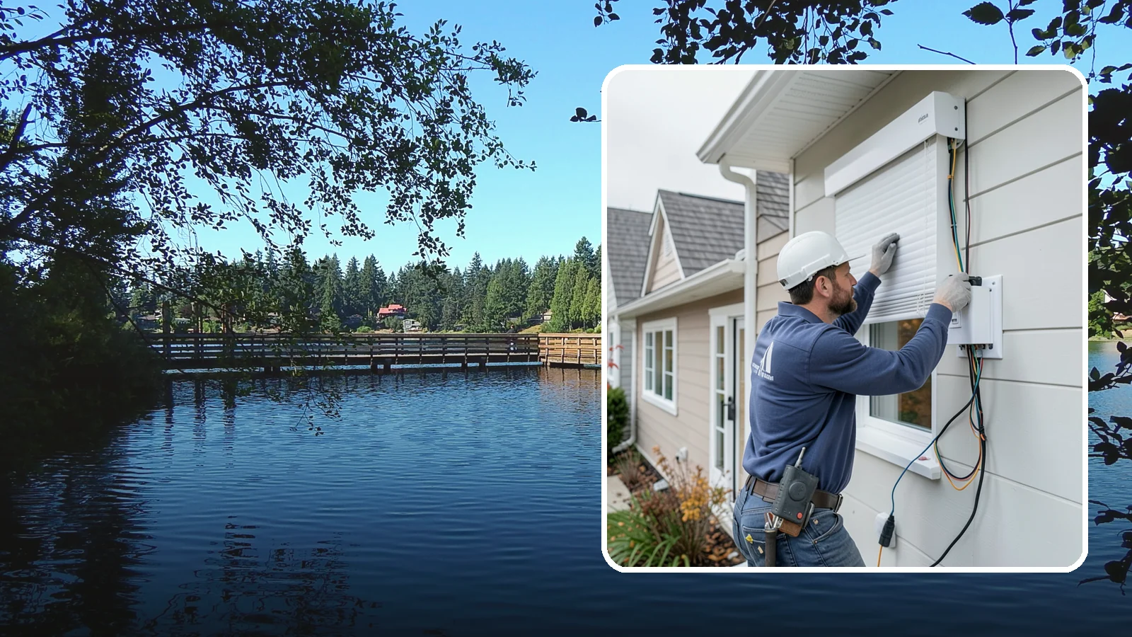 Motorized Shade Installation in Federal Way, King County, WA - We install motorized shades that manage light, privacy, and energy with a tap or an automated schedule.
