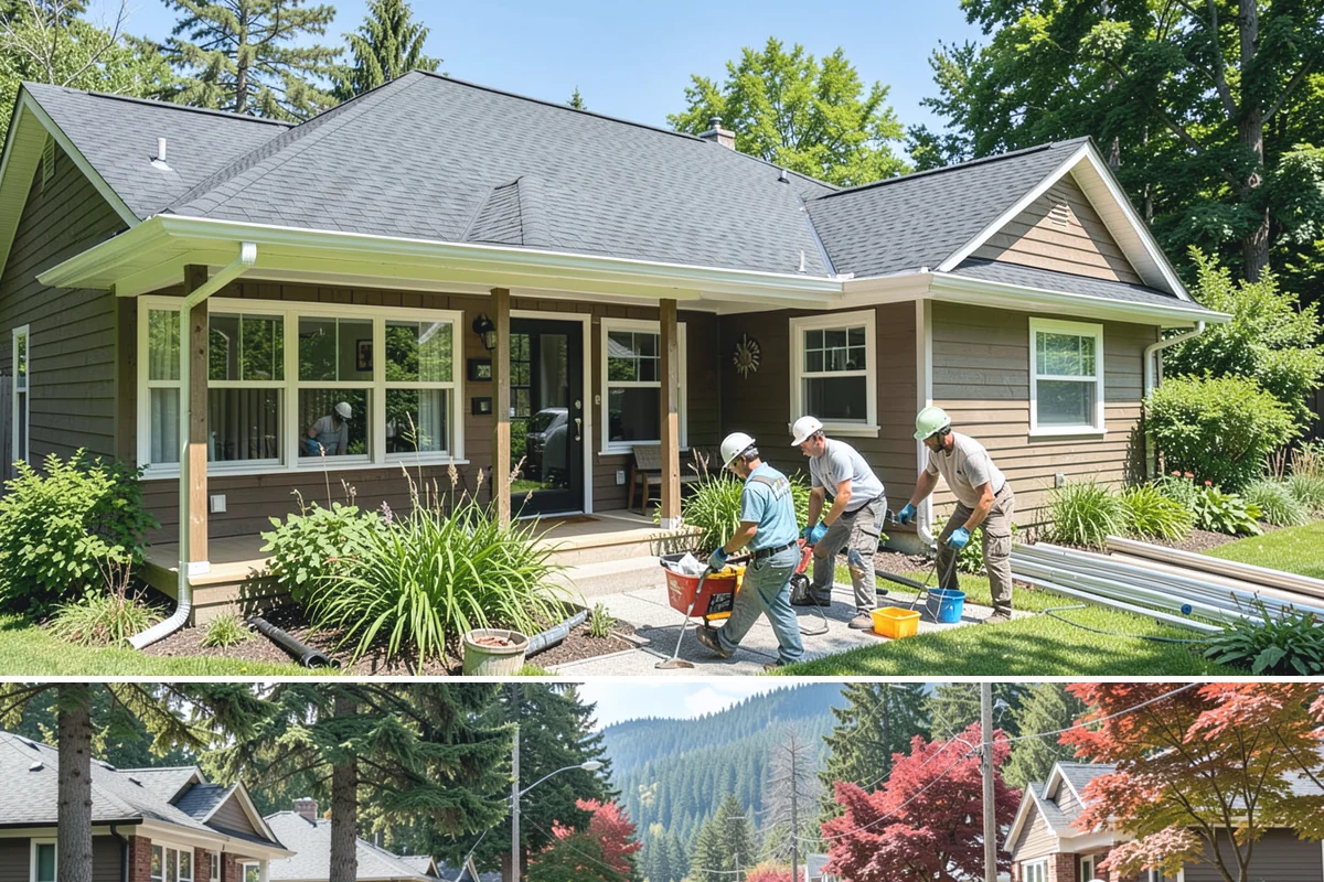 Motorized Shade Installation in Hunts Point, King County, WA - Motorized shades can be installed year-round and help tame both dark winters and bright summer afternoons in the PNW.