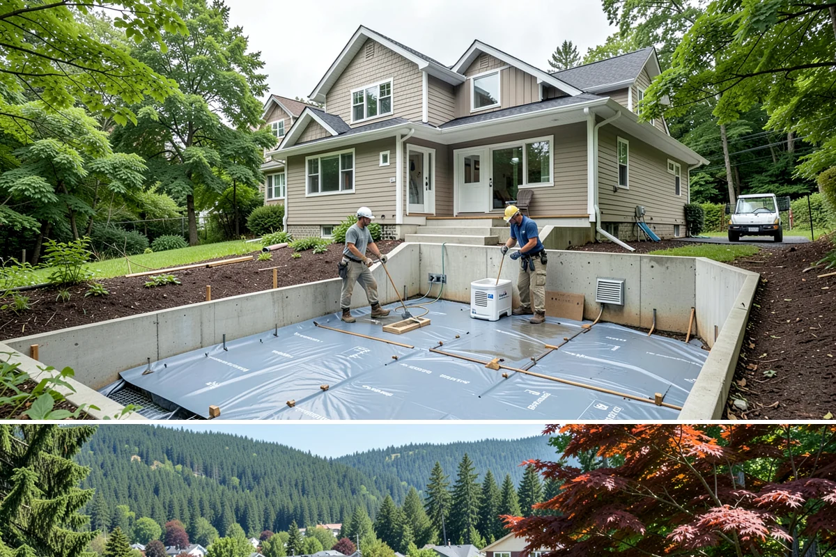 Motorized Shade Installation in Index, Snohomish County, WA - Motorized shades can be installed year-round and help tame both dark winters and bright summer afternoons in the PNW.