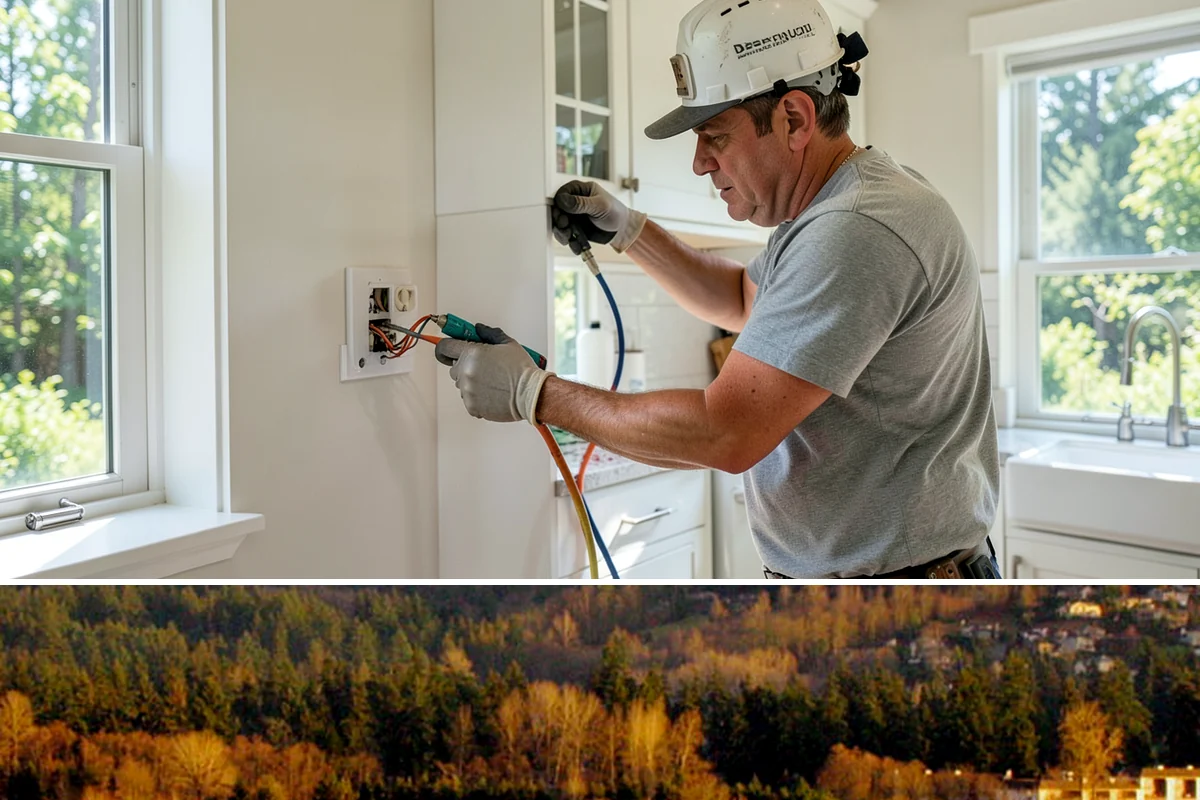Motorized Shade Installation in Kenmore, King County, WA - Motorized shades can be installed year-round and help tame both dark winters and bright summer afternoons in the PNW.