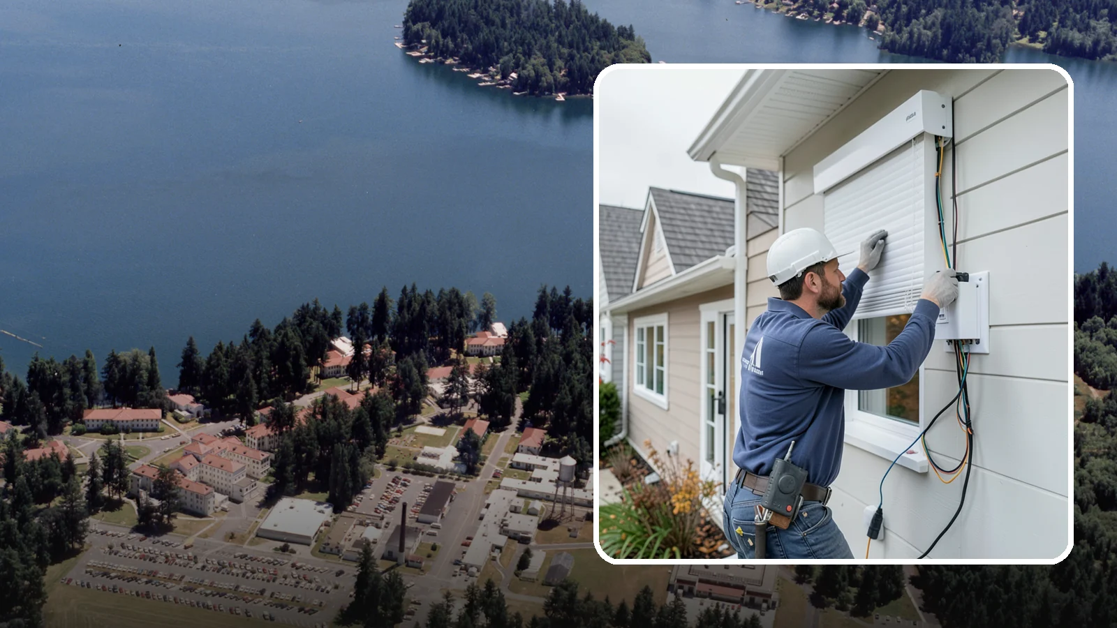 Motorized Shade Installation in Lakewood, Pierce County, WA - We install motorized shades that manage light, privacy, and energy with a tap or an automated schedule.