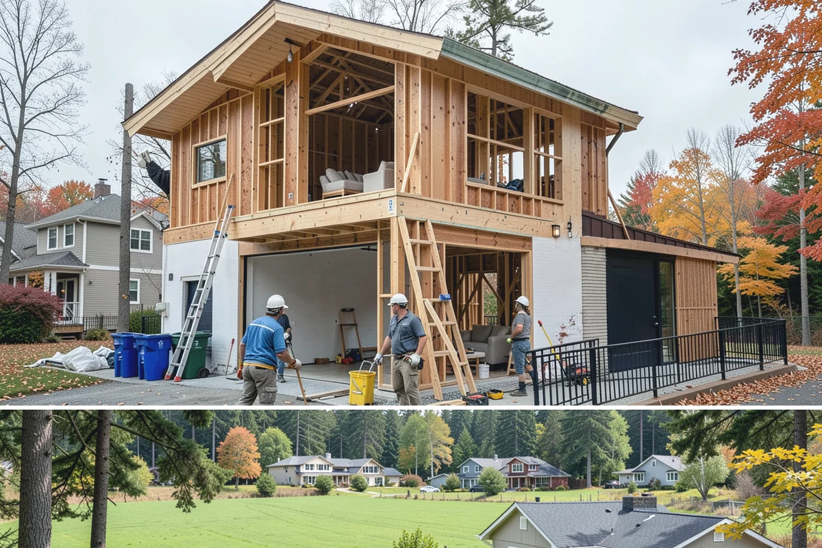 Motorized Shade Installation in Lyman, Skagit County, WA - Motorized shades can be installed year-round and help tame both dark winters and bright summer afternoons in the PNW.