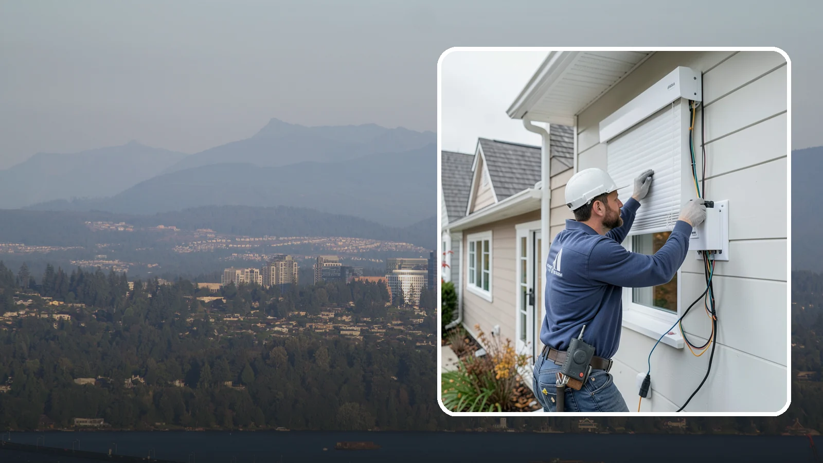 Motorized Shade Installation in Medina, King County, WA - We install motorized shades that manage light, privacy, and energy with a tap or an automated schedule.
