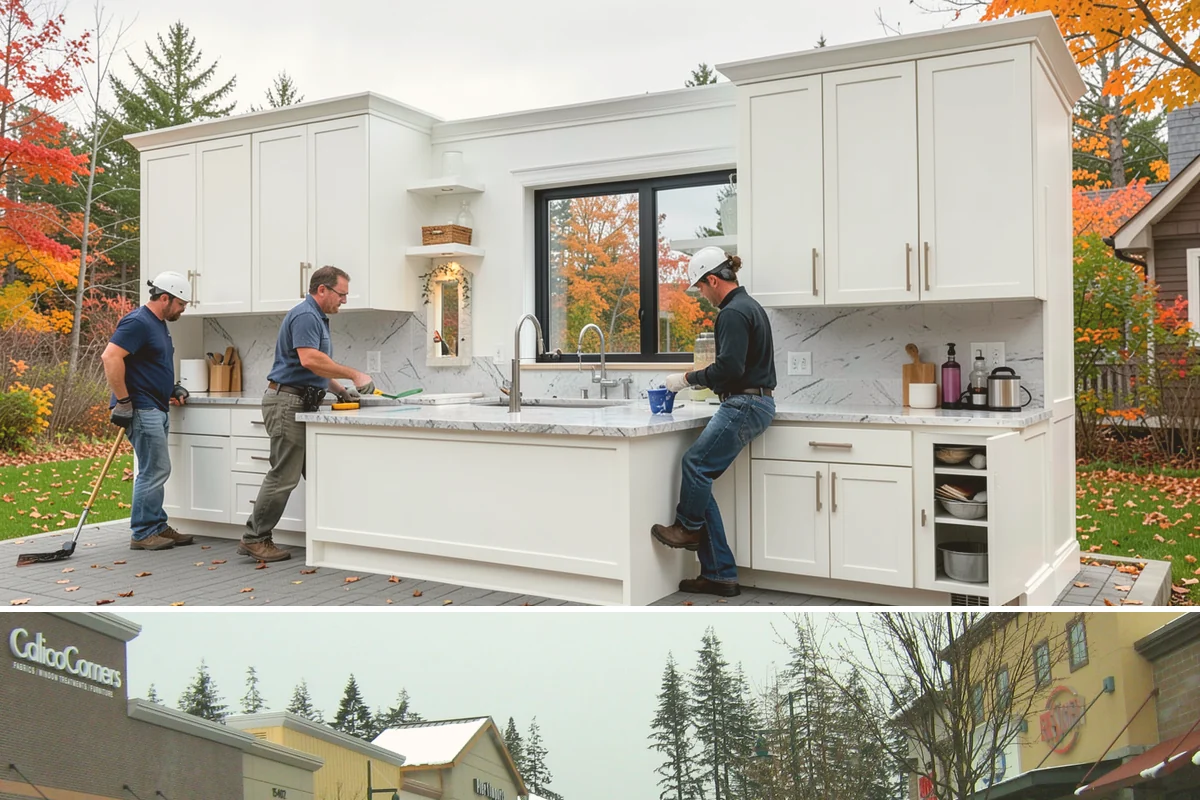 Motorized Shade Installation in Mill Creek, Snohomish County, WA - Motorized shades can be installed year-round and help tame both dark winters and bright summer afternoons in the PNW.