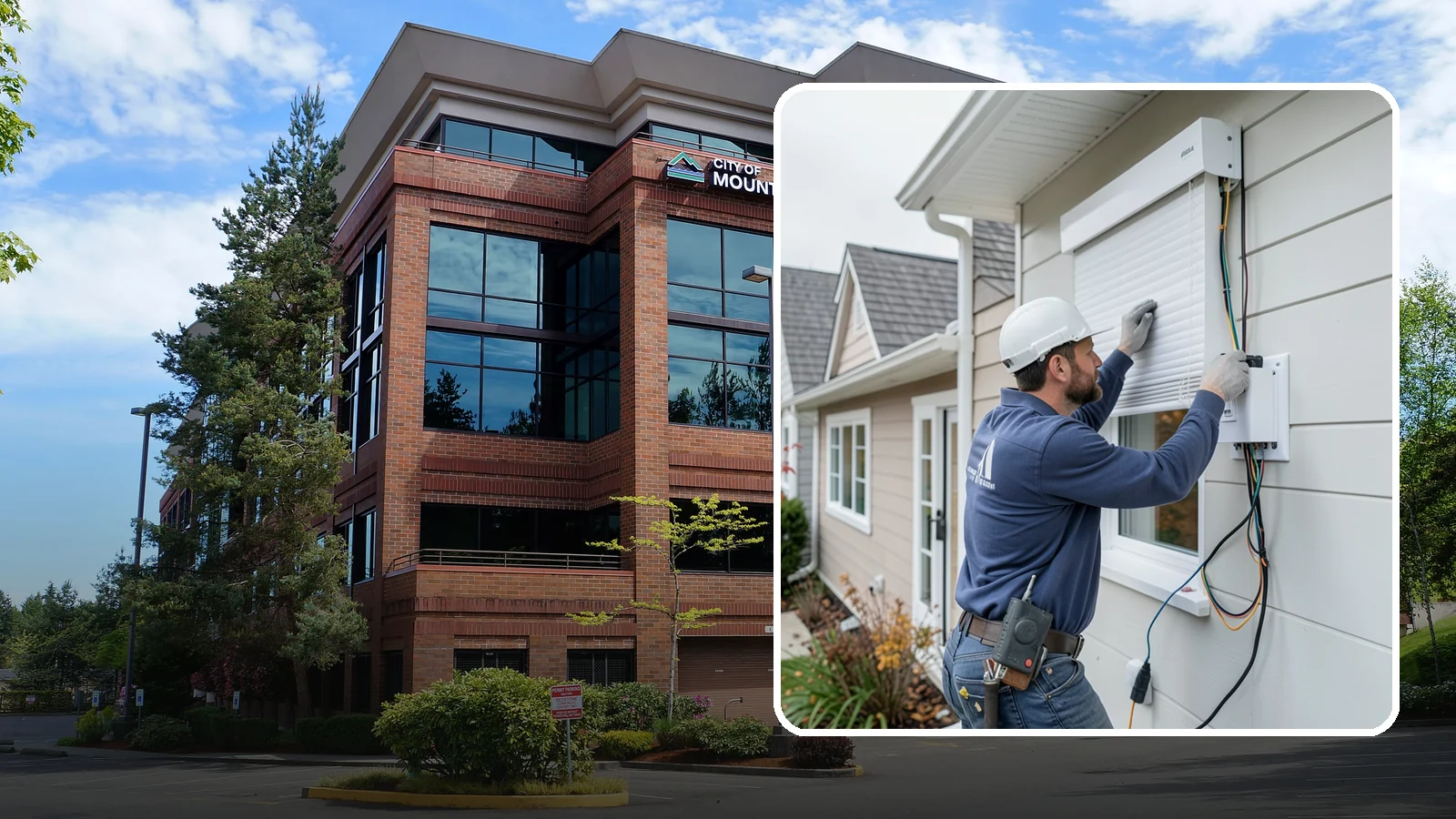 Motorized Shade Installation in Mountlake Terrace, Snohomish County, WA - We install motorized shades that manage light, privacy, and energy with a tap or an automated schedule.