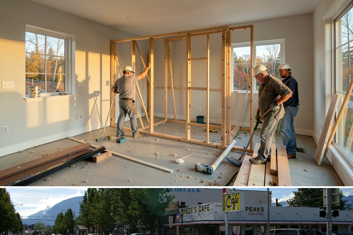 Motorized Shade Installation in North Bend, King County, WA - Motorized shades can be installed year-round and help tame both dark winters and bright summer afternoons in the PNW.