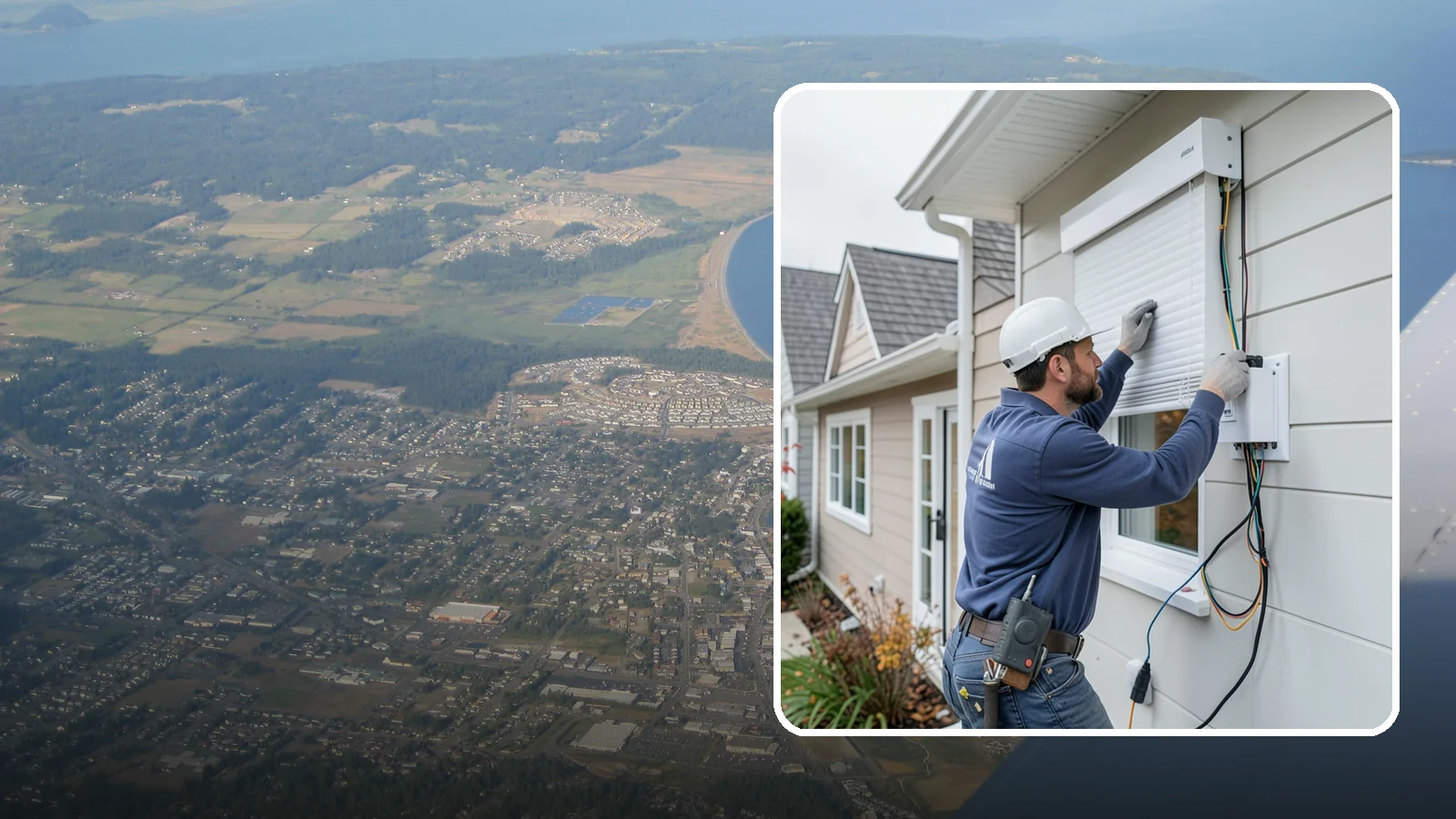 Motorized Shade Installation in Oak Harbor, Island County, WA - We install motorized shades that manage light, privacy, and energy with a tap or an automated schedule.