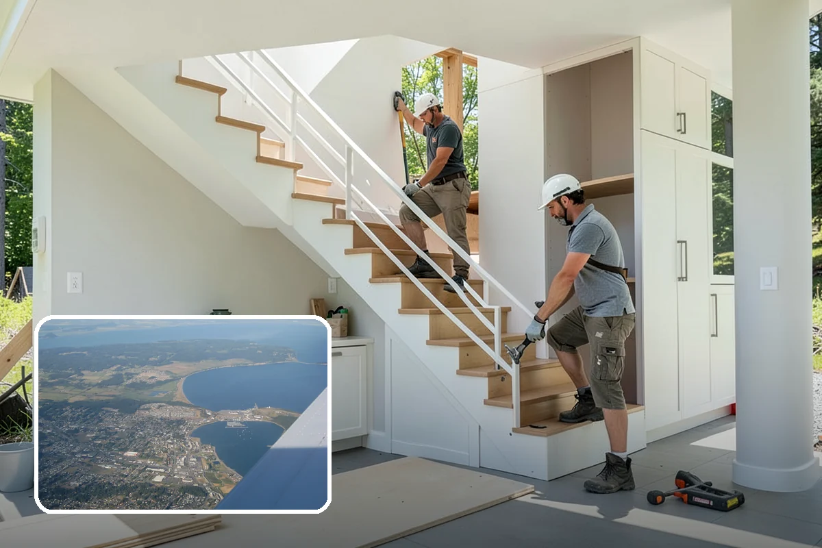 Motorized Shade Installation in Oak Harbor, Island County, WA - Effortless light and privacy control at a tap