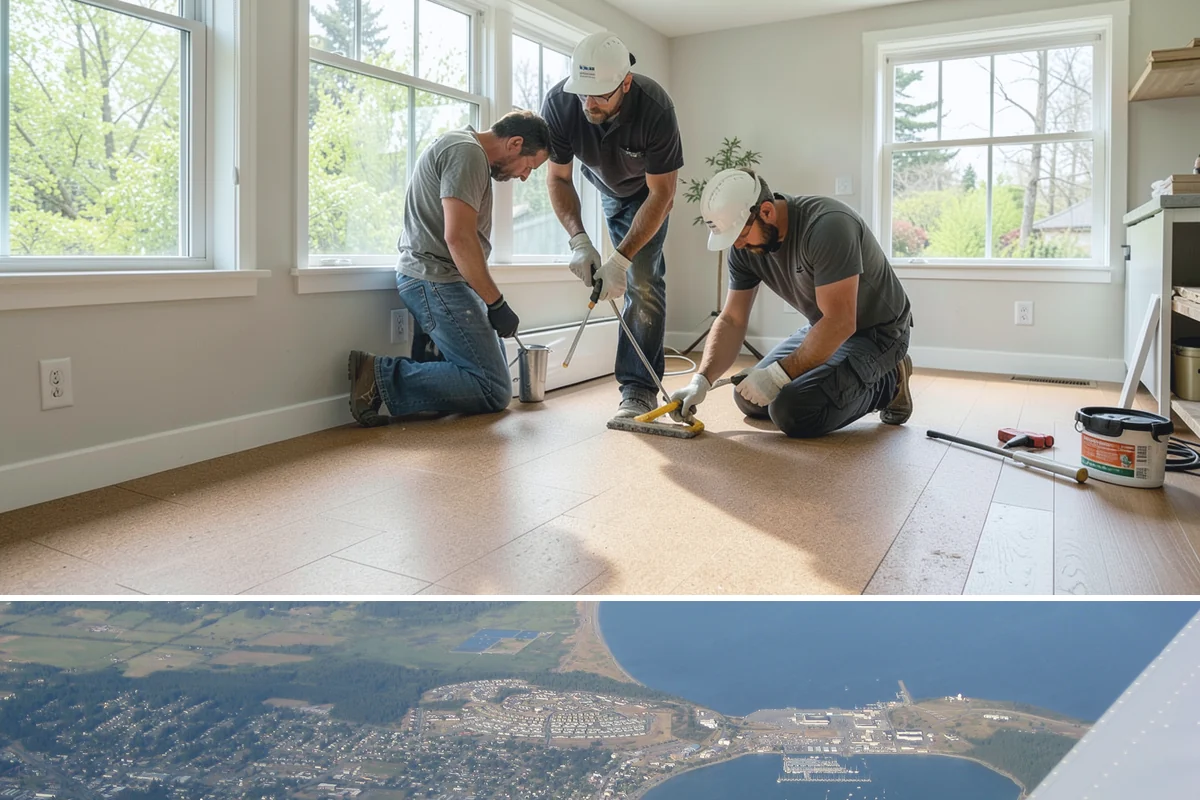 Motorized Shade Installation in Oak Harbor, Island County, WA - Motorized shades can be installed year-round and help tame both dark winters and bright summer afternoons in the PNW.