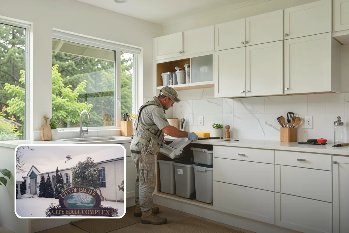 Motorized Shade Installation in Pacific, King County, WA - Effortless light and privacy control at a tap