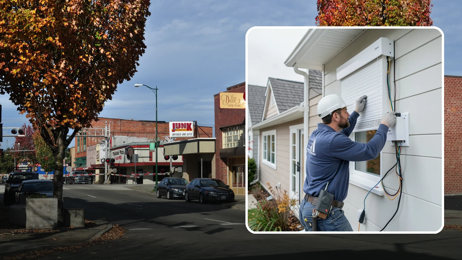 Motorized Shade Installation in Puyallup, Pierce County, WA - We install motorized shades that manage light, privacy, and energy with a tap or an automated schedule.
