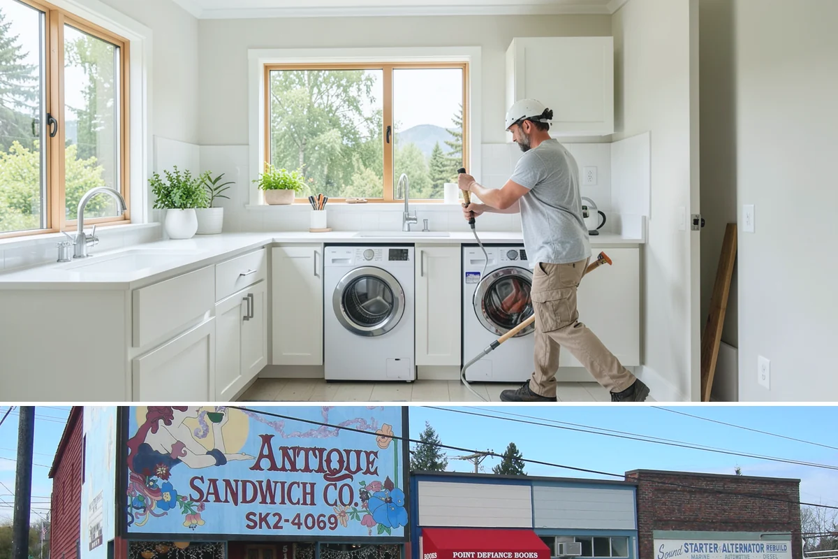 Motorized Shade Installation in Ruston, Pierce County, WA - Motorized shades can be installed year-round and help tame both dark winters and bright summer afternoons in the PNW.