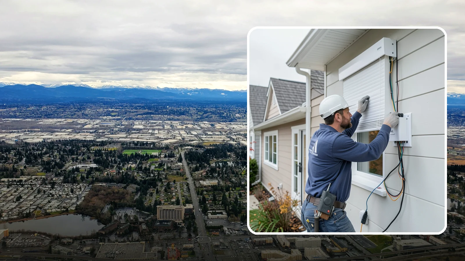 Motorized Shade Installation in SeaTac, King County, WA - We install motorized shades that manage light, privacy, and energy with a tap or an automated schedule.