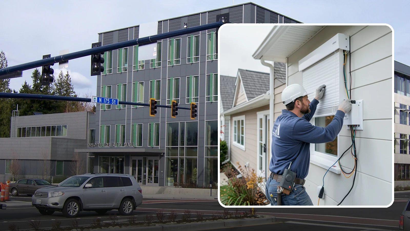 Motorized Shade Installation in Shoreline, King County, WA - We install motorized shades that manage light, privacy, and energy with a tap or an automated schedule.