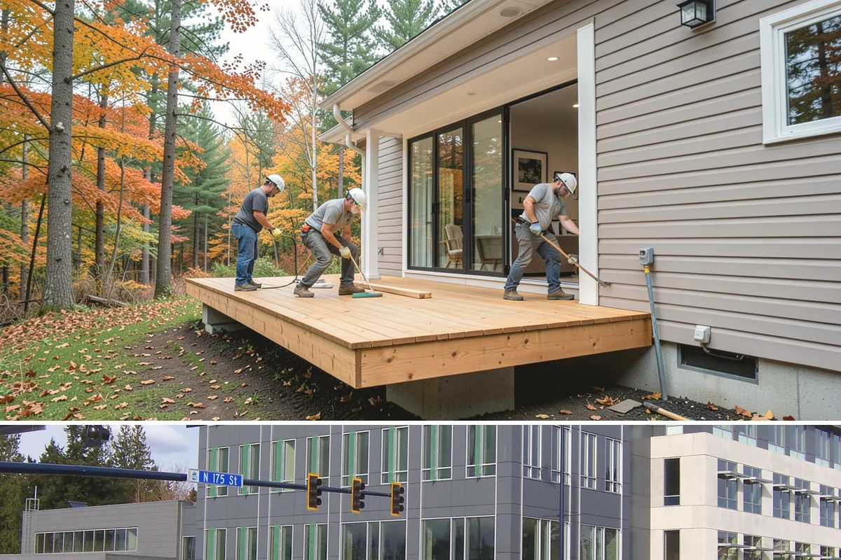 Motorized Shade Installation in Shoreline, King County, WA - Motorized shades can be installed year-round and help tame both dark winters and bright summer afternoons in the PNW.