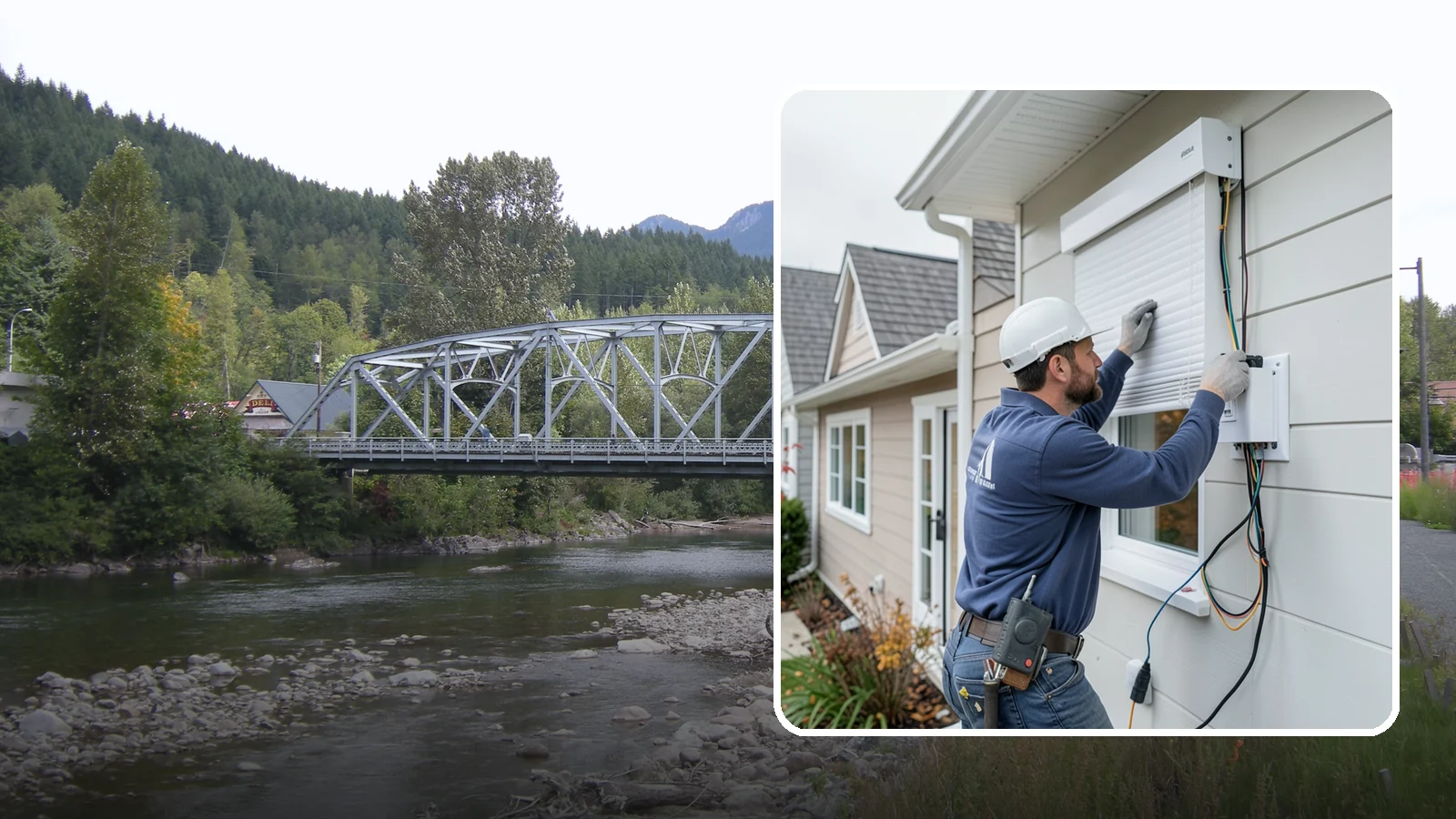 Motorized Shade Installation in Skykomish, King County, WA - We install motorized shades that manage light, privacy, and energy with a tap or an automated schedule.