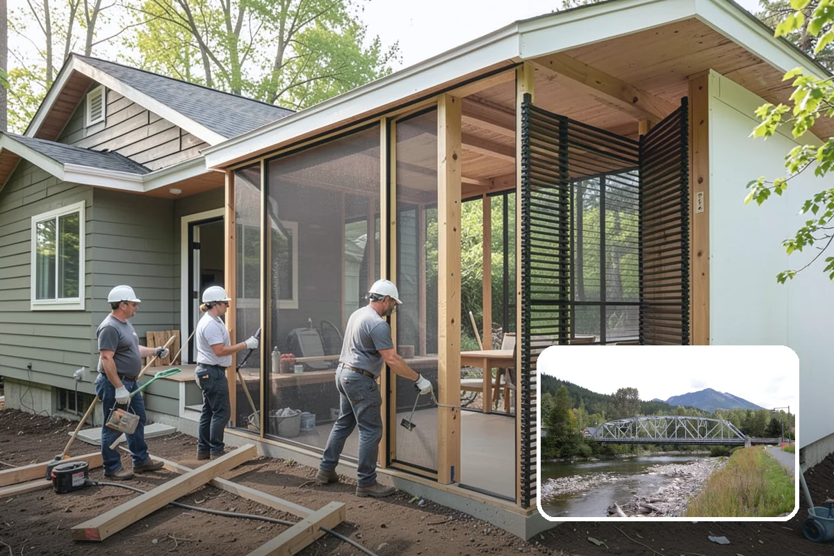 Motorized Shade Installation in Skykomish, King County, WA - Effortless light and privacy control at a tap