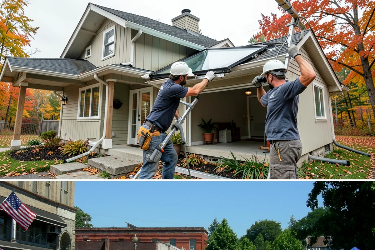 Motorized Shade Installation in Snohomish, Snohomish County, WA - Motorized shades can be installed year-round and help tame both dark winters and bright summer afternoons in the PNW.