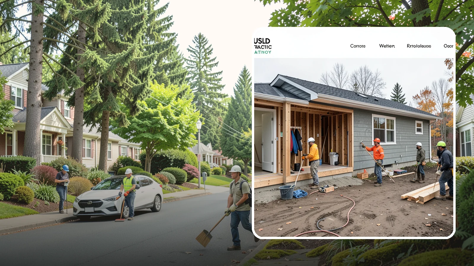 Mudroom Addition in Beaux Arts Village, King County, WA - A mudroom addition creates a hardworking transition space to contain wet coats, muddy boots, and gear.