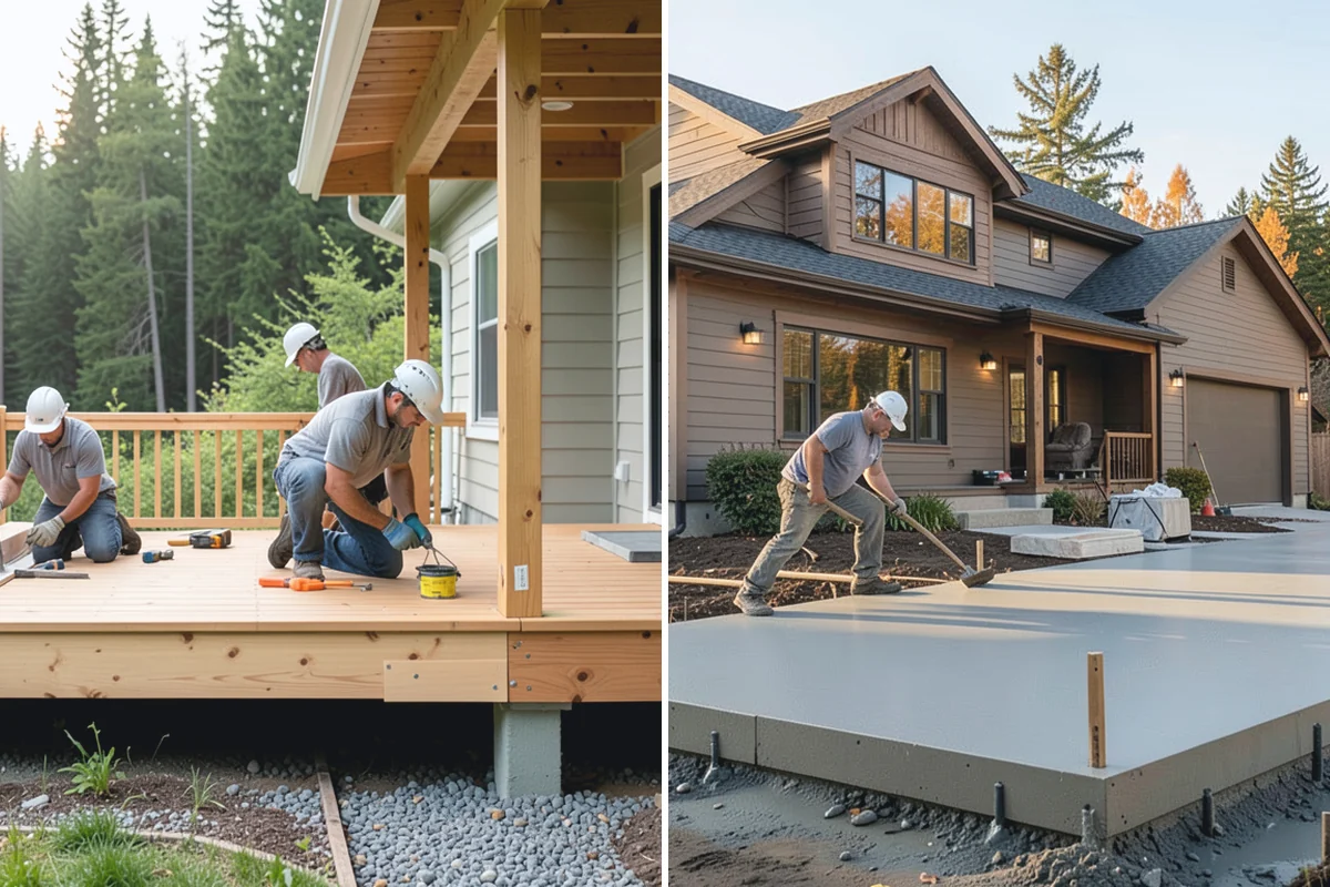 Mudroom Addition in Bonney Lake, Pierce County, WA - Plan placement at a main or garage entry