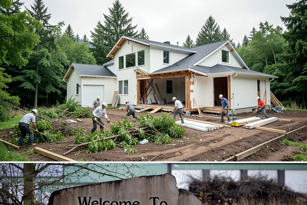 Mudroom Addition in Buckley, Pierce County, WA - A mudroom pays off most ahead of the rainy season, so we prioritize enclosing it before fall.