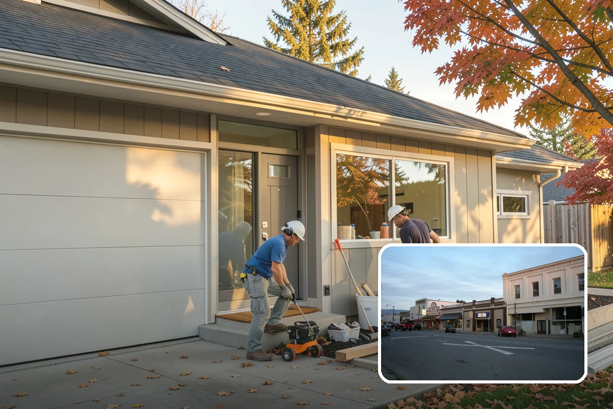 Mudroom Addition in Burlington, Skagit County, WA - Contains wet and muddy gear at the entry