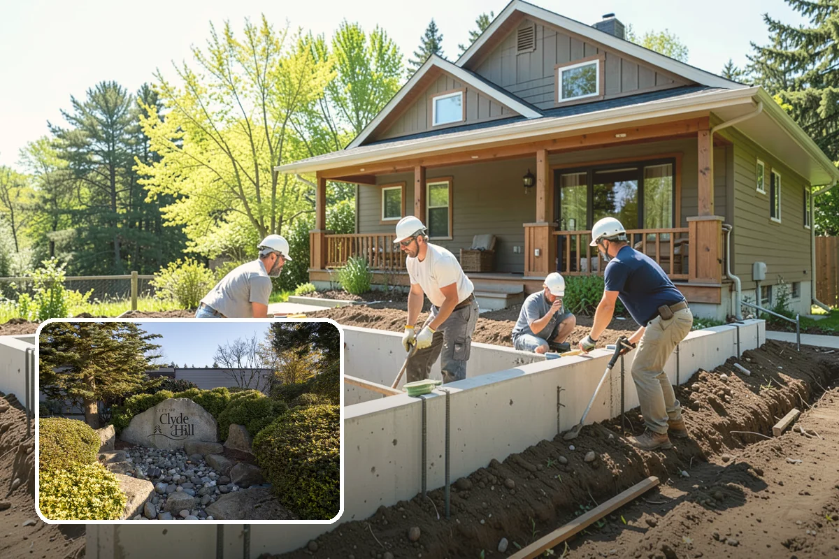 Mudroom Addition in Clyde Hill, King County, WA - Contains wet and muddy gear at the entry