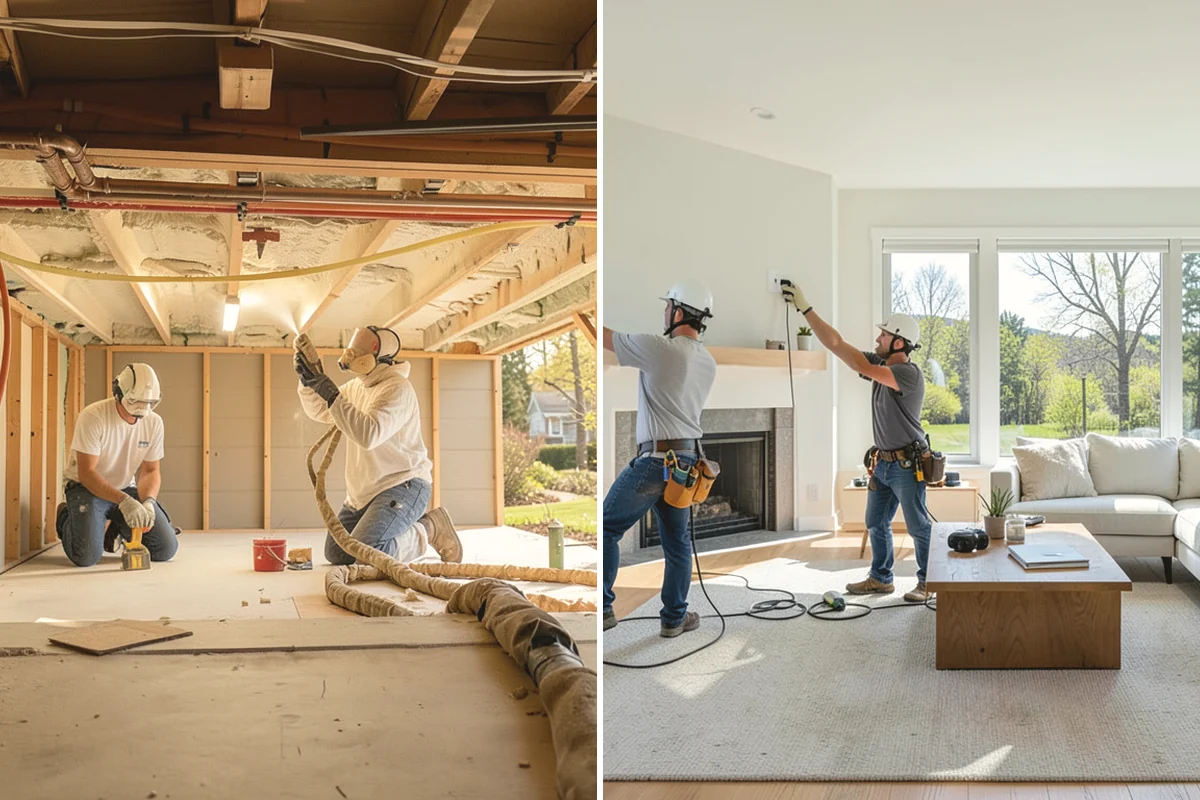Mudroom Addition in Covington, King County, WA - Plan placement at a main or garage entry