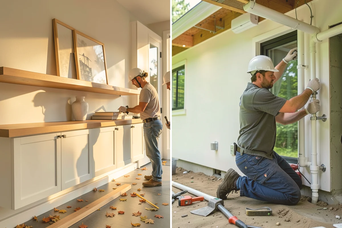 Mudroom Addition in Edmonds, Snohomish County, WA - Plan placement at a main or garage entry