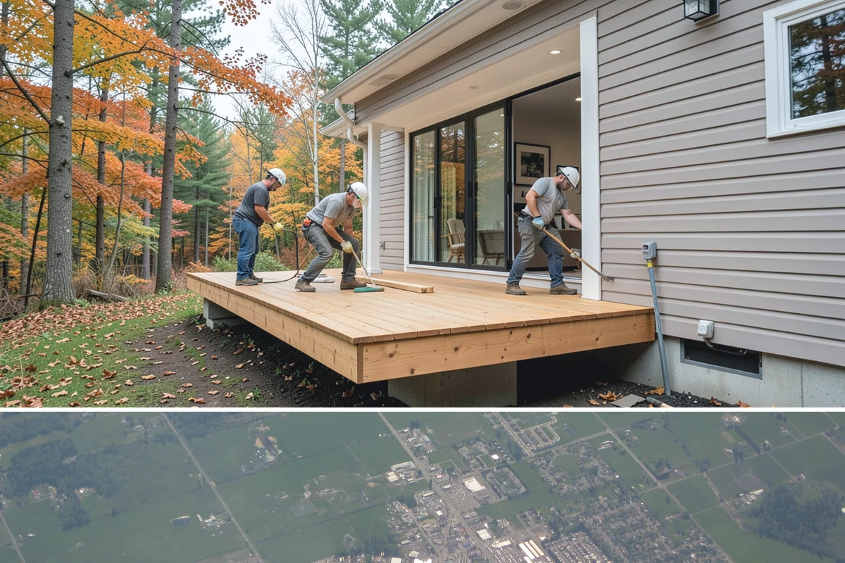 Mudroom Addition in Enumclaw, King County, WA - A mudroom pays off most ahead of the rainy season, so we prioritize enclosing it before fall.