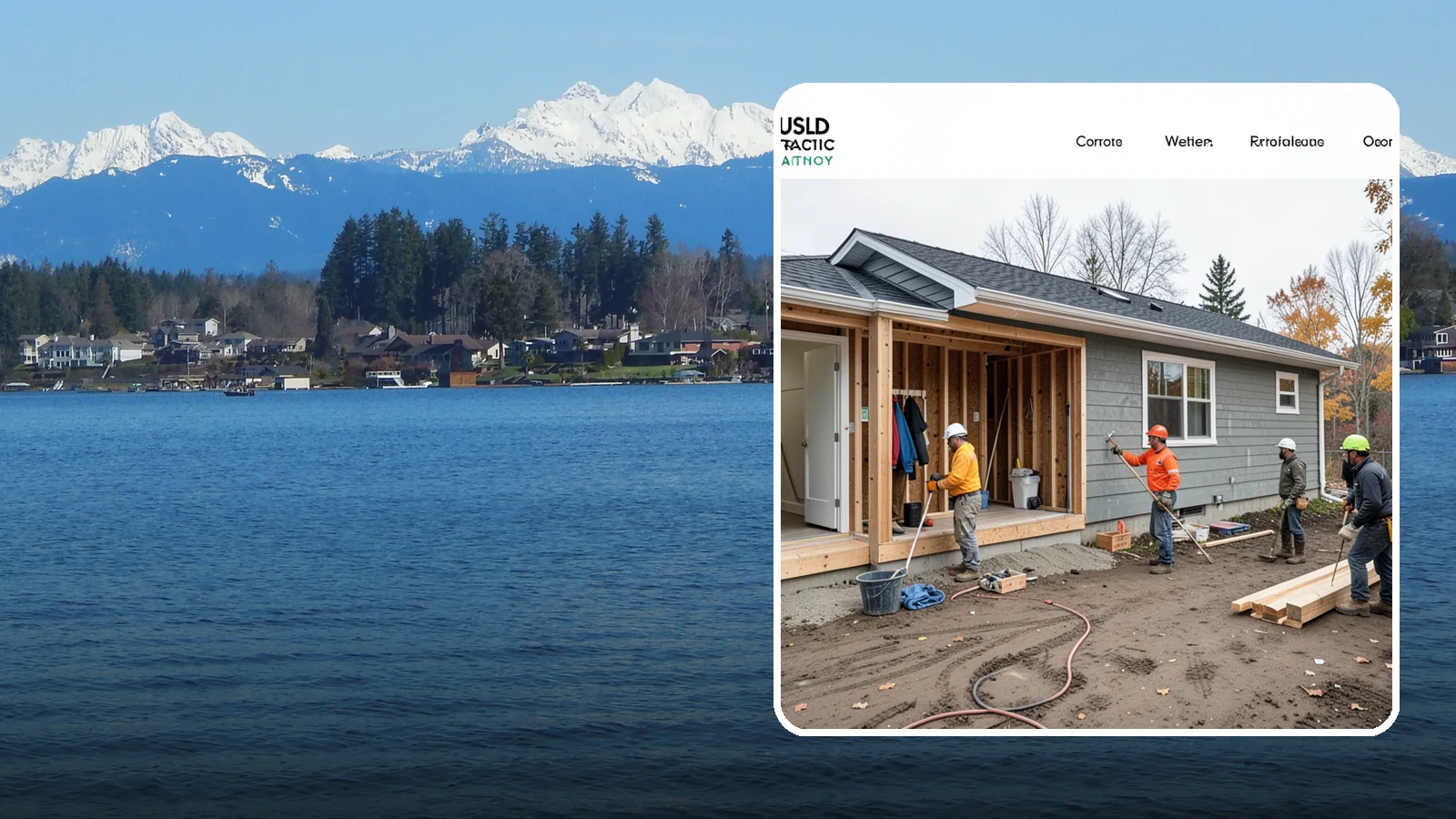 Mudroom Addition in Lake Stevens, Snohomish County, WA - A mudroom addition creates a hardworking transition space to contain wet coats, muddy boots, and gear.